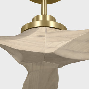 Visual Comfort Fan - 3CLNSM70BBSWWO - 70" Ceiling Fan - Collins Smart 70 - Burnished Brass