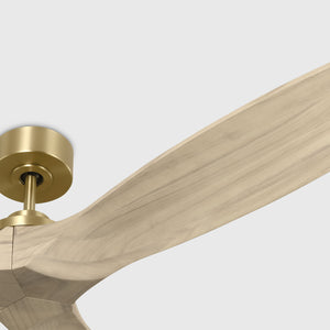 Visual Comfort Fan - 3CLNSM70BBSWWO - 70" Ceiling Fan - Collins Smart 70 - Burnished Brass