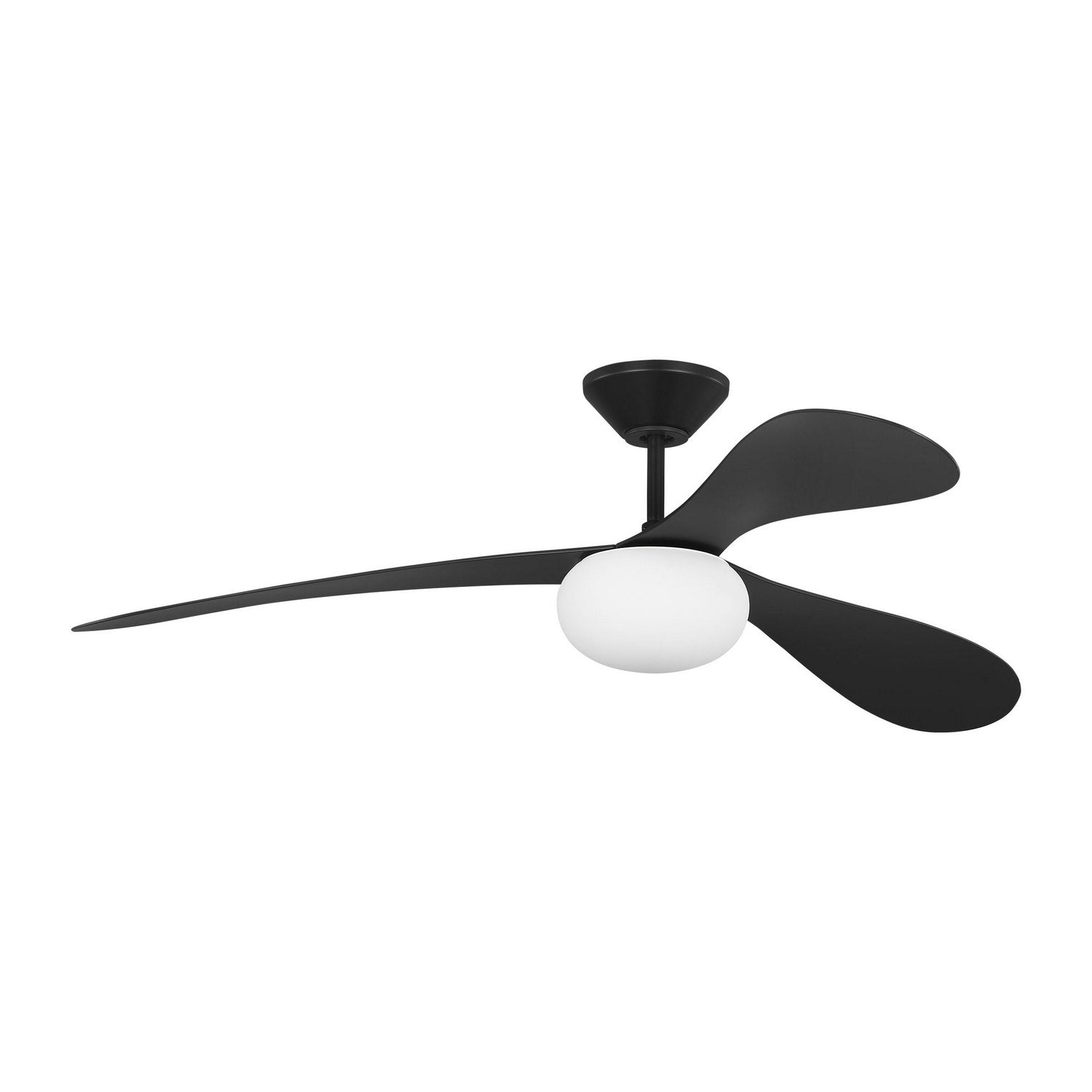 Visual Comfort Fan - 3DPSM58MBKD - 58" Ceiling Fan - Drape Smart 58 LED - Midnight Black