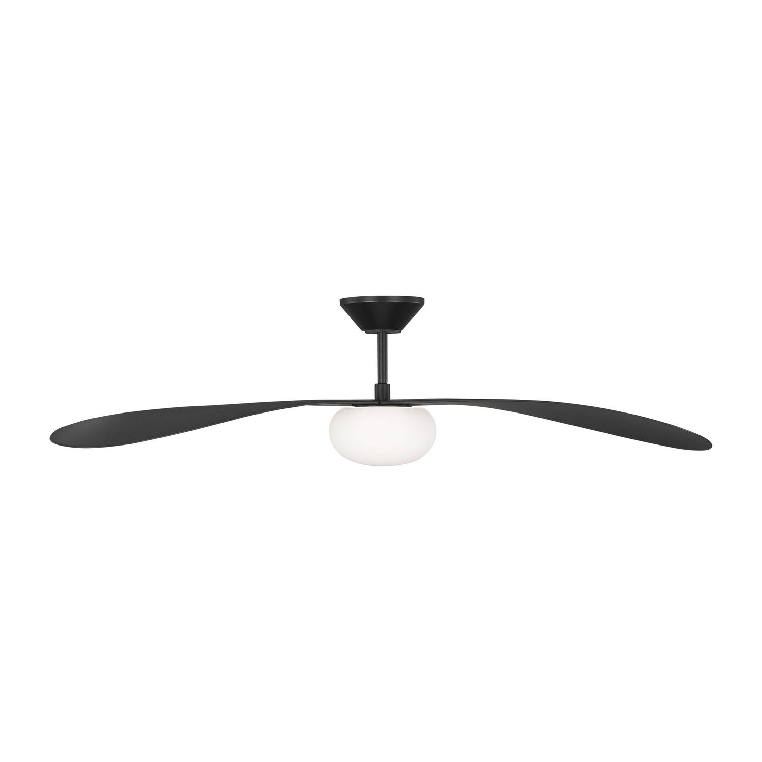Visual Comfort Fan - 3DPSM58MBKD - 58" Ceiling Fan - Drape Smart 58 LED - Midnight Black