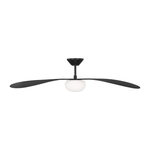 Visual Comfort Fan - 3DPSM58MBKD - 58" Ceiling Fan - Drape Smart 58 LED - Midnight Black