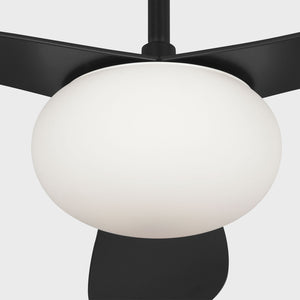 Visual Comfort Fan - 3DPSM58MBKD - 58" Ceiling Fan - Drape Smart 58 LED - Midnight Black