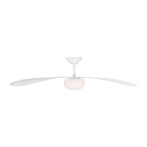 Visual Comfort Fan - 3DPSM58RZWD - 58" Ceiling Fan - Drape Smart 58 LED - Matte White