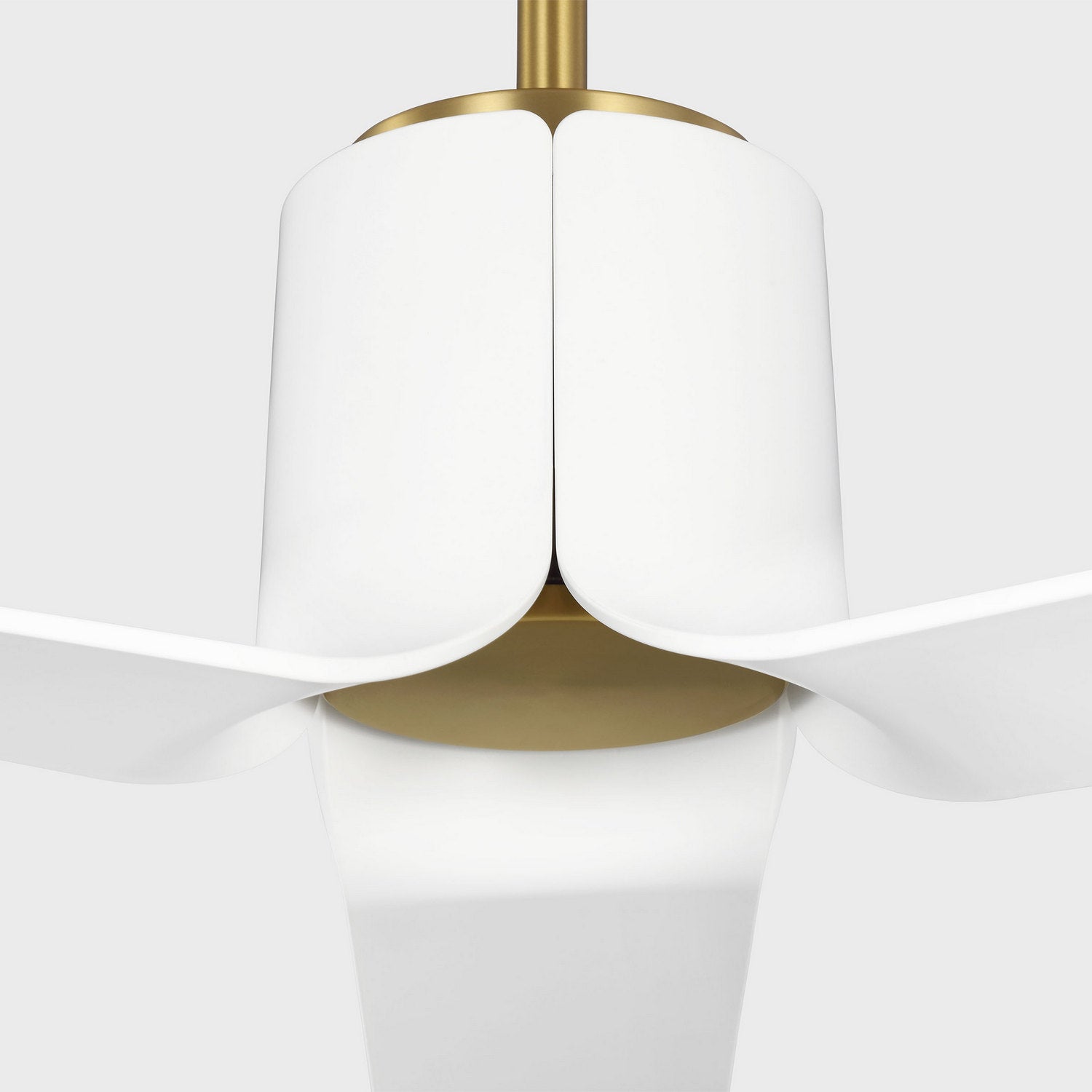Visual Comfort Fan - 3PESM52BBSD - 52" Ceiling Fan - Peel Smart 52 LED - Burnished Brass