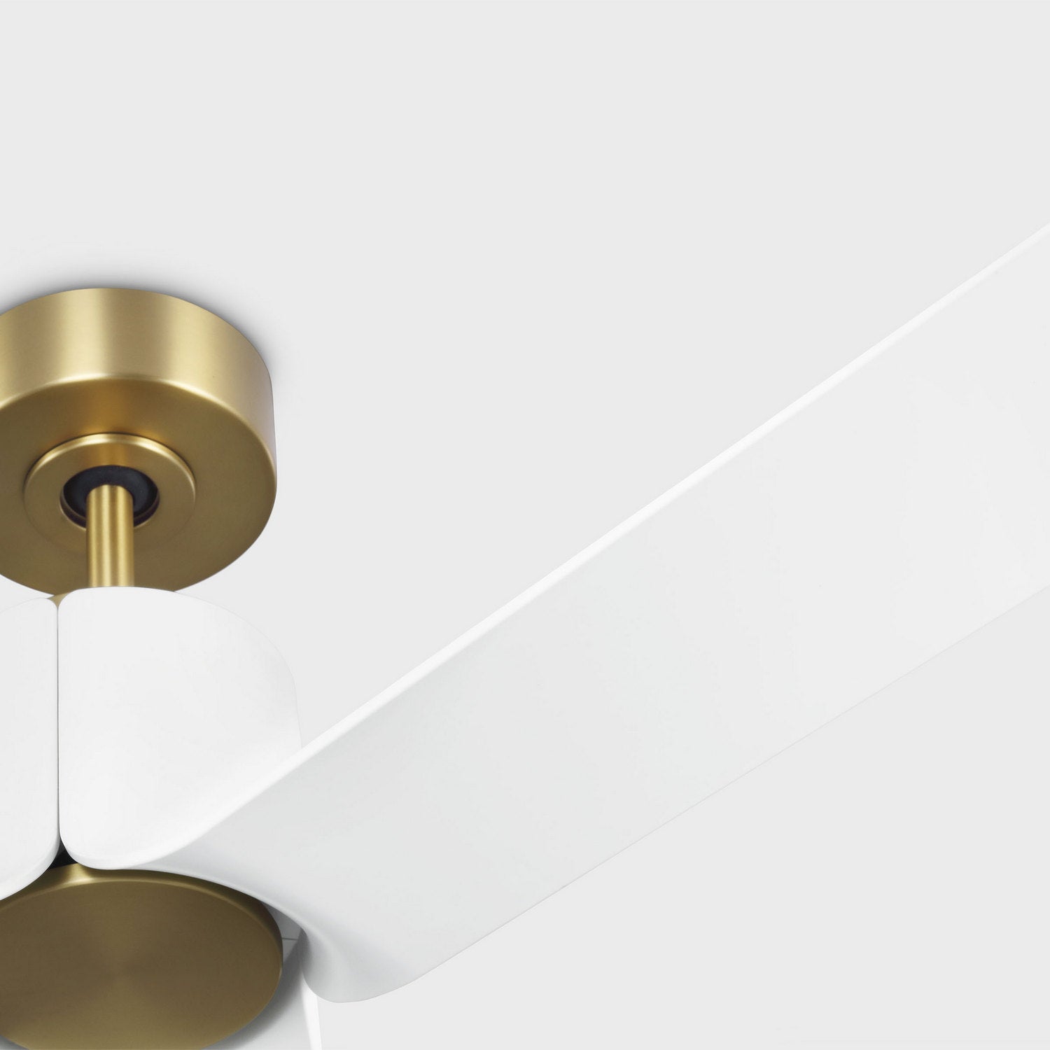 Visual Comfort Fan - 3PESM52BBSD - 52" Ceiling Fan - Peel Smart 52 LED - Burnished Brass