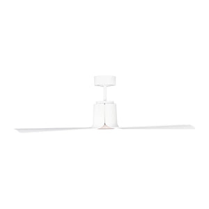 Visual Comfort Fan - 3PESM52RZWD - 52" Ceiling Fan - Peel Smart 52 LED - Matte White