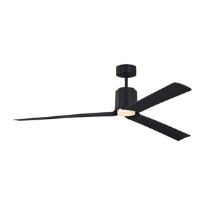 Visual Comfort Fan - 3PESM66MBKD - 66" Ceiling Fan - Peel Smart 66 LED - Midnight Black