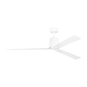 Visual Comfort Fan - 3PESM66RZWD - 66" Ceiling Fan - Peel Smart 66 LED - Matte White