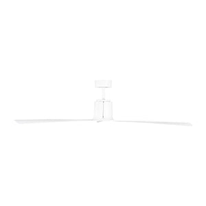 Visual Comfort Fan - 3PESM66RZWD - 66" Ceiling Fan - Peel Smart 66 LED - Matte White