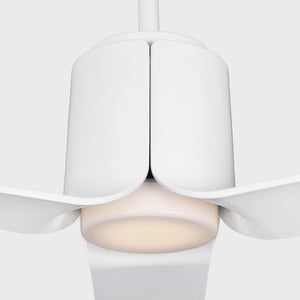 Visual Comfort Fan - 3PESM66RZWD - 66" Ceiling Fan - Peel Smart 66 LED - Matte White