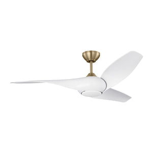 Visual Comfort Fan - 3TNSM52BBSD - 52" Ceiling Fan - Topan Smart 52 LED - Burnished Brass