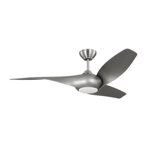 Visual Comfort Fan - 3TNSM52BSD - 52" Ceiling Fan - Topan Smart 52 LED - Brushed Steel