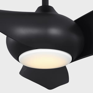Visual Comfort Fan - 3TNSM52MBKD - 52" Ceiling Fan - Topan Smart 52 LED - Midnight Black