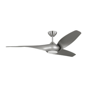 Visual Comfort Fan - 3TNSM60BSD - 60" Ceiling Fan - Topan Smart 60 LED - Brushed Steel