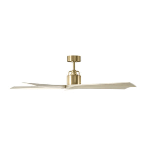 Visual Comfort Fan - 5ASPR56BBSWWO - 56" Ceiling Fan - Aspen 56 - Burnished Brass