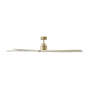 Visual Comfort Fan - 5ASPR70BBSWWO - 70" Ceiling Fan - Aspen 70 - Burnished Brass