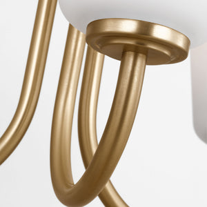 Generation Lighting - GLC1123SB - Three Light Chandelier - Miles - Satin Brass