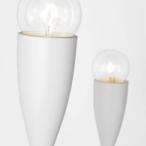 Generation Lighting - GLC1226MWT - Six Light Linear Chandelier - Maya - Matte White