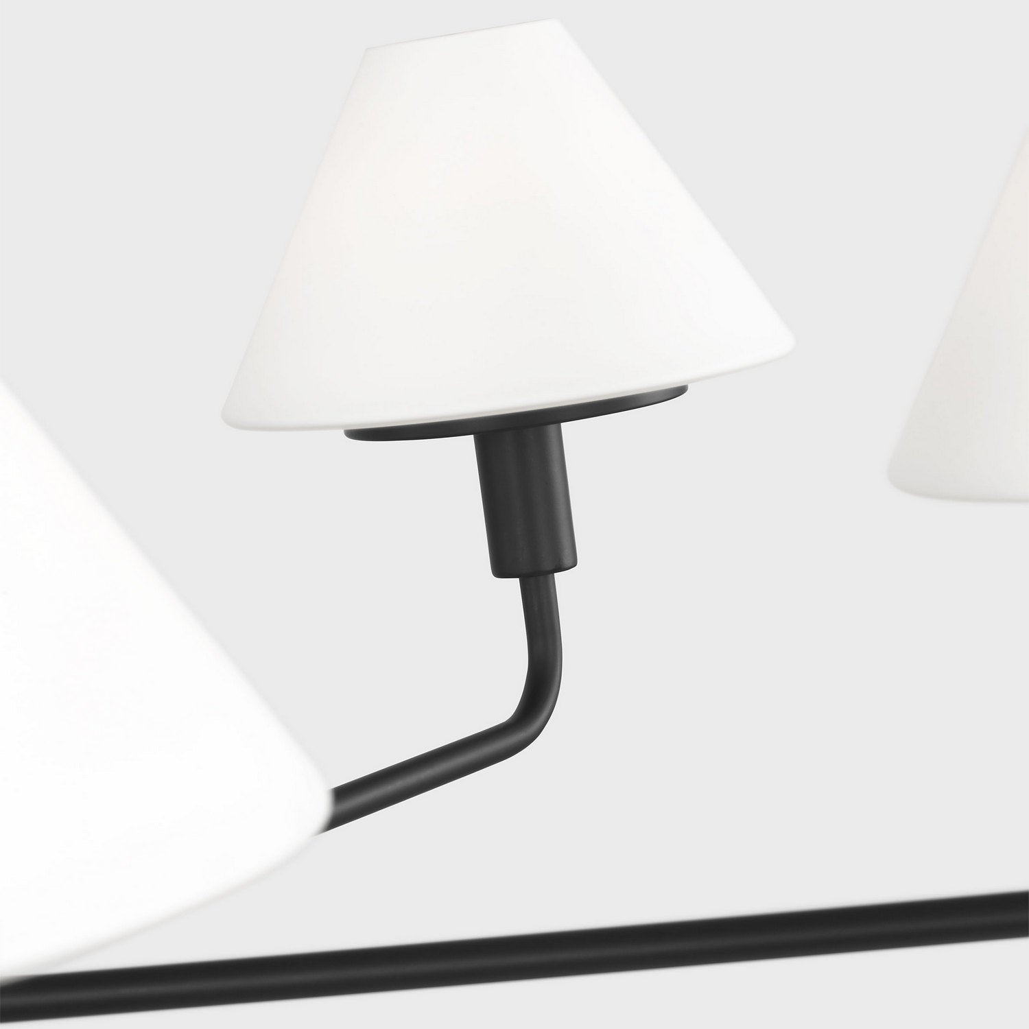 Generation Lighting - GLC1235MBK - Five Light Chandelier - Mendota - Midnight Black