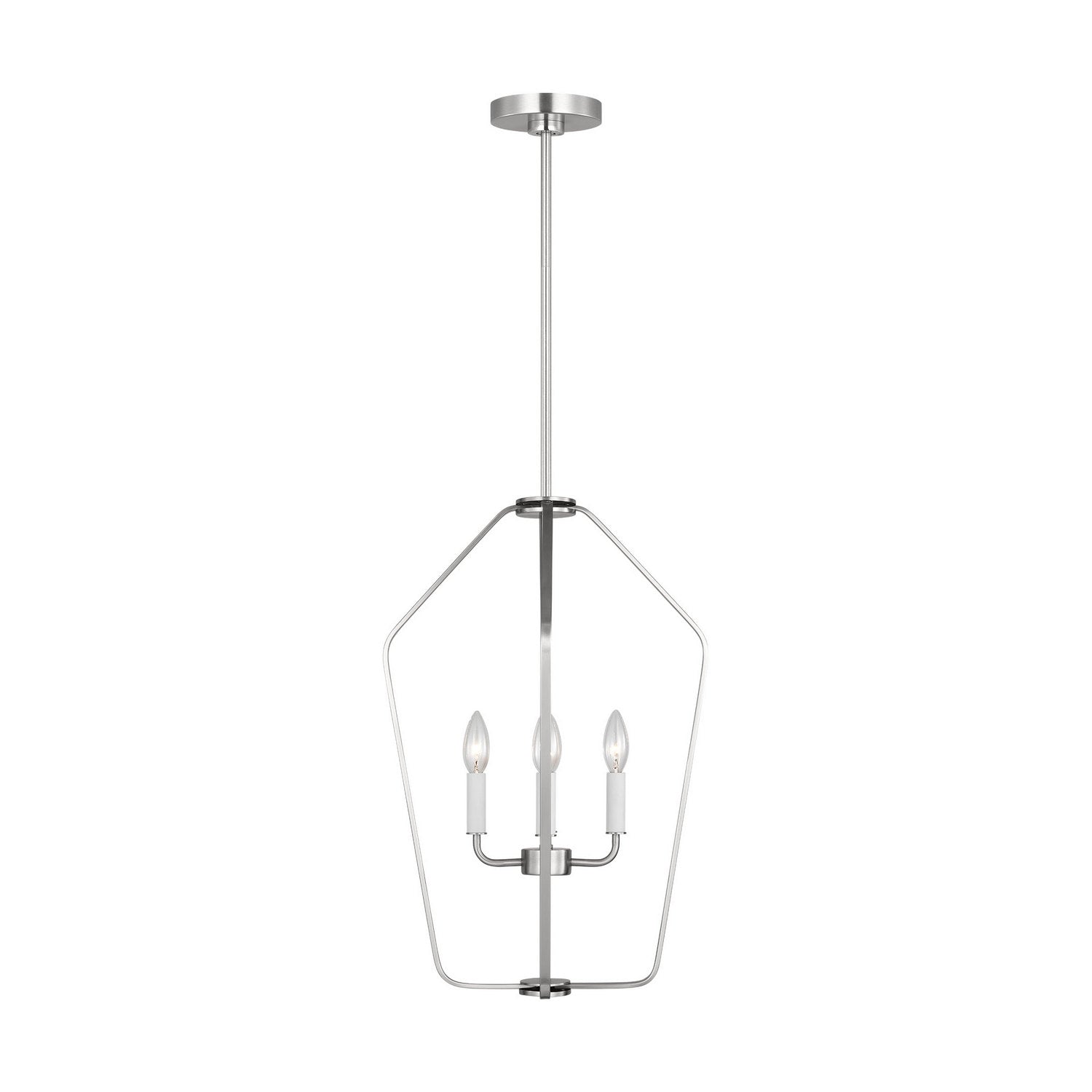 Generation Lighting - GLC1264BS - Four Light Chandelier - Kennan - Brushed Nickel