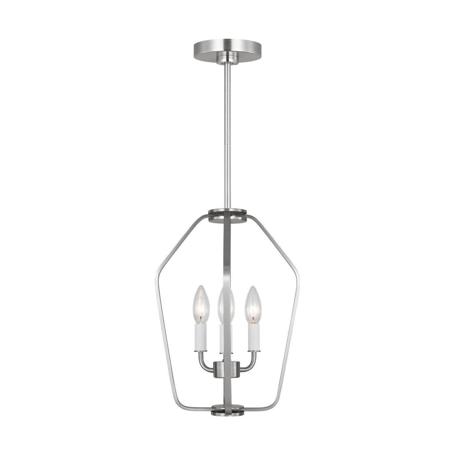 Generation Lighting - GLC1283BS - Three Light Chandelier - Kennan - Brushed Nickel