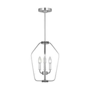 Generation Lighting - GLC1283BS - Three Light Chandelier - Kennan - Brushed Nickel
