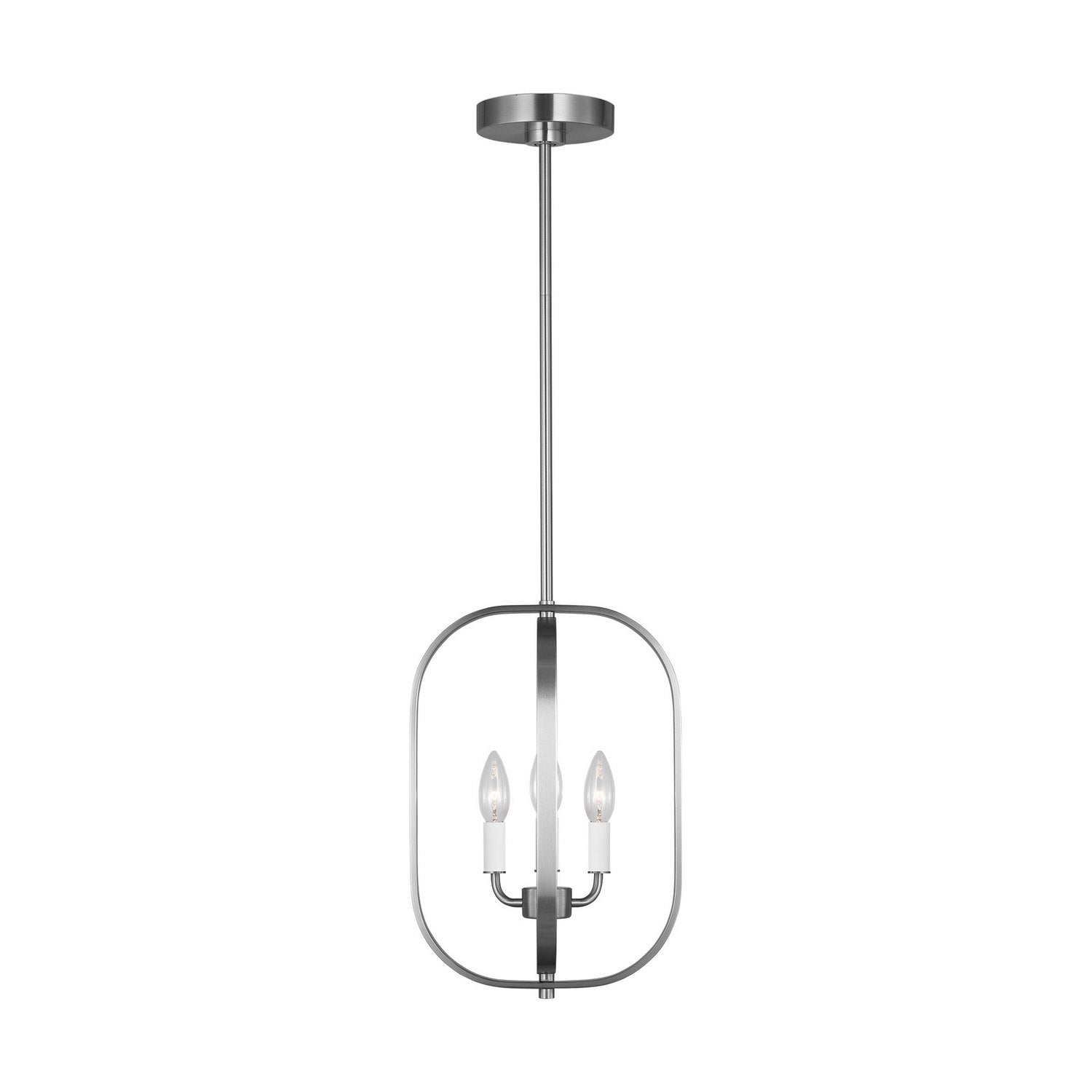 Generation Lighting - GLC1293BS - Three Light Chandelier - Loretto - Brushed Nickel