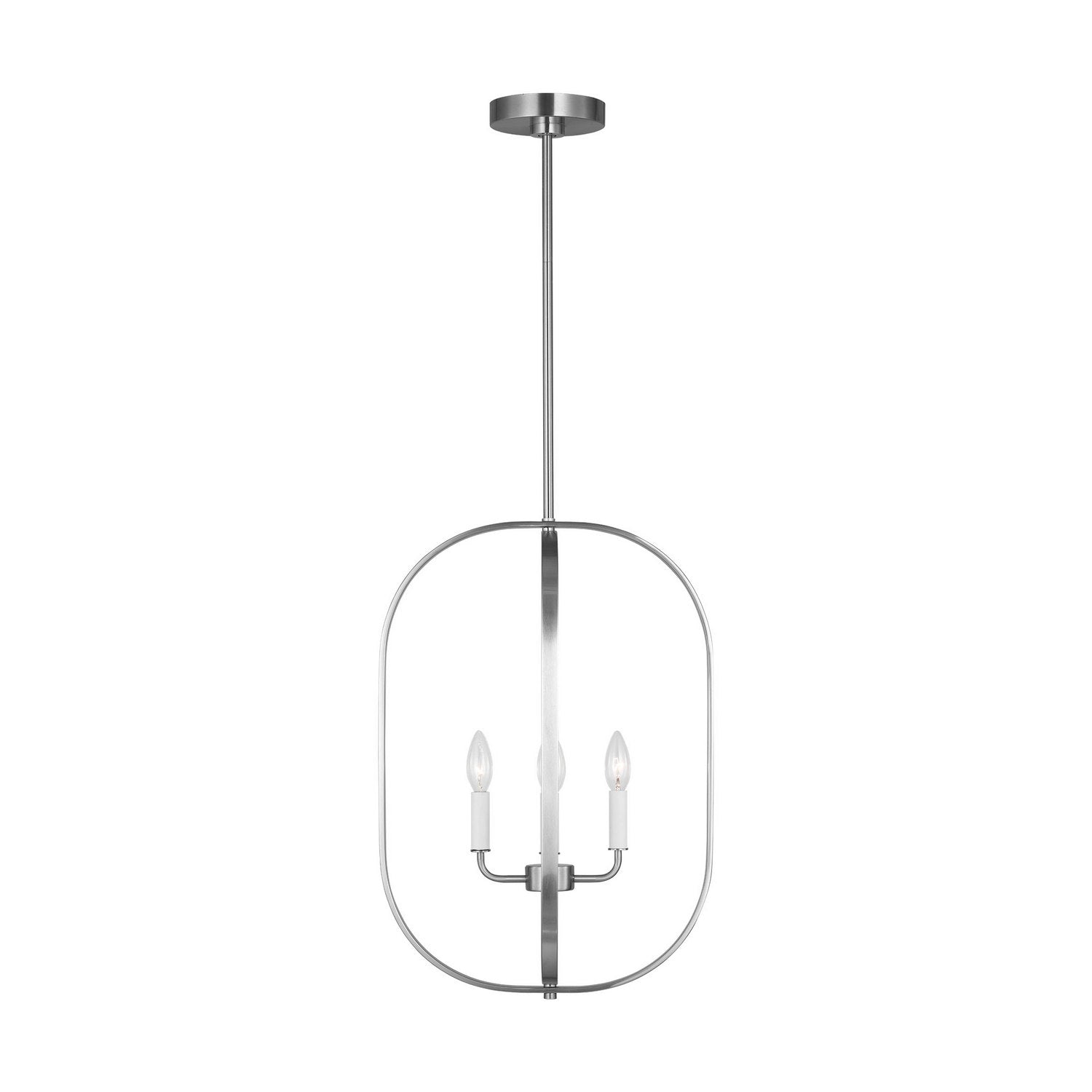 Generation Lighting - GLC1304BS - Four Light Chandelier - Loretto - Brushed Nickel