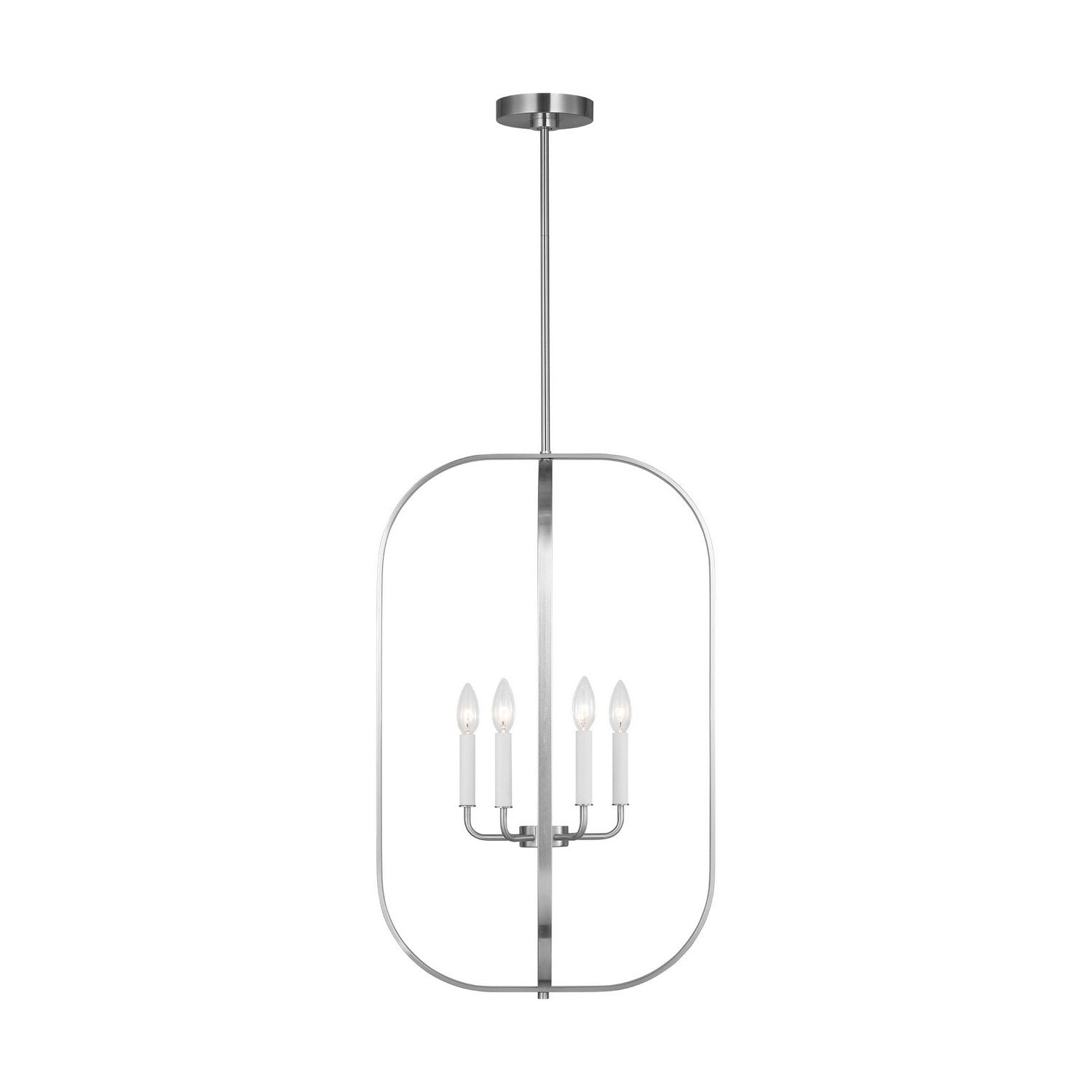 Generation Lighting - GLC1316BS - Six Light Chandelier - Loretto - Brushed Nickel