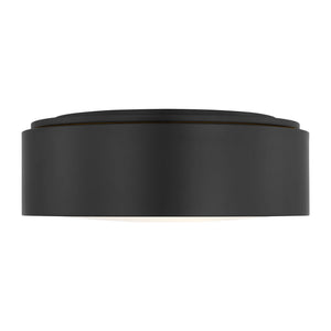 Generation Lighting - GLF1032MBK - Flush Mount - Albee - Midnight Black