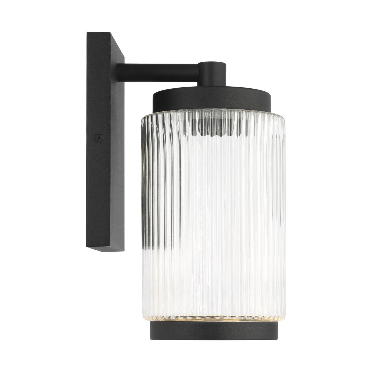Generation Lighting - GLO1061DL-TXB - One Light Outdoor Wall Lantern - Ronde - Textured Black