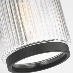 Generation Lighting - GLO1061TXB - One Light Outdoor Wall Lantern - Ronde - Textured Black