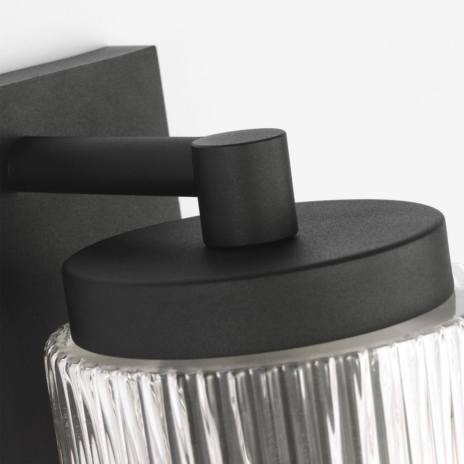 Generation Lighting - GLO1061TXB - One Light Outdoor Wall Lantern - Ronde - Textured Black