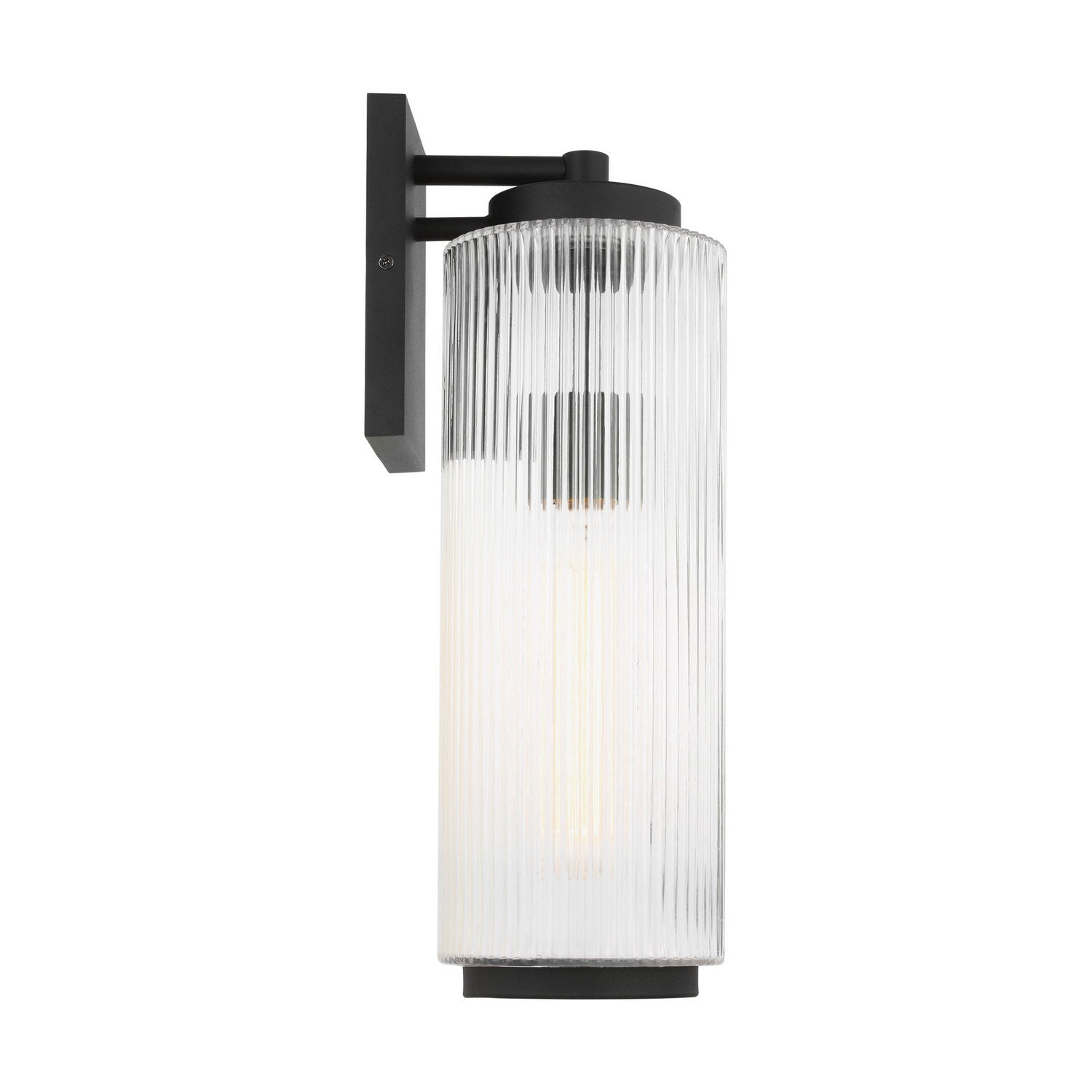 Generation Lighting - GLO1081TXB - One Light Outdoor Wall Lantern - Ronde - Textured Black