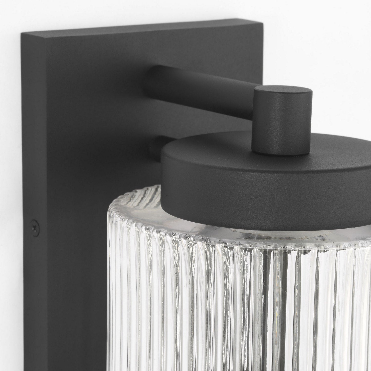 Generation Lighting - GLO1081TXB - One Light Outdoor Wall Lantern - Ronde - Textured Black