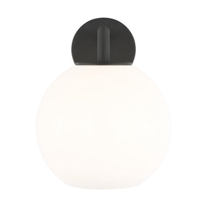 Generation Lighting - GLO1371TXB - One Light Outdoor Wall Lantern - Toca - Textured Black