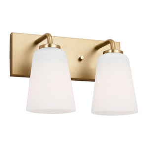 Generation Lighting - GLV1052SB - Vanity - Miles - Satin Brass