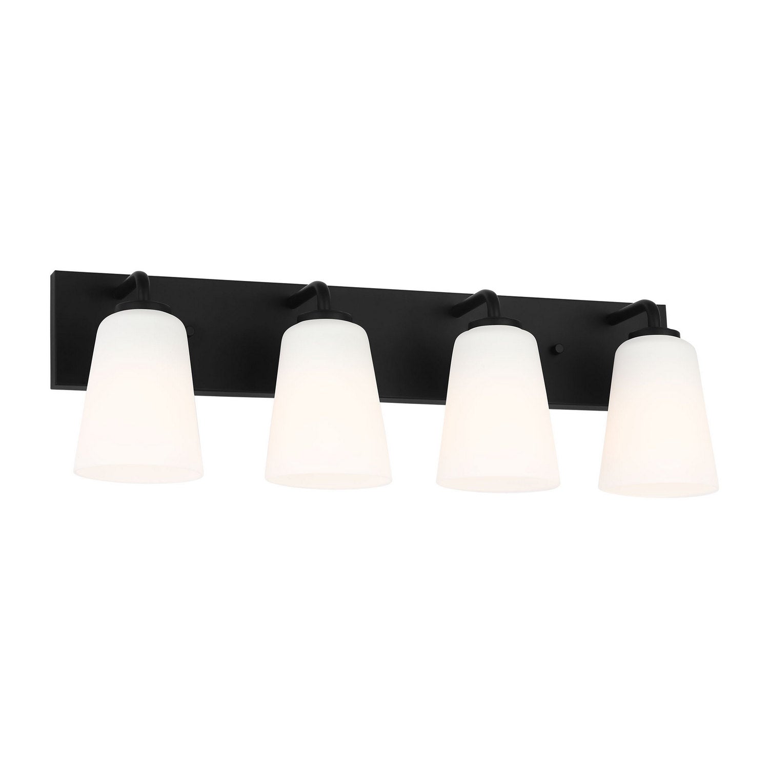 Generation Lighting - GLV1054MBK - Vanity - Miles - Midnight Black