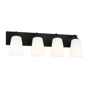 Generation Lighting - GLV1054MBK - Vanity - Miles - Midnight Black