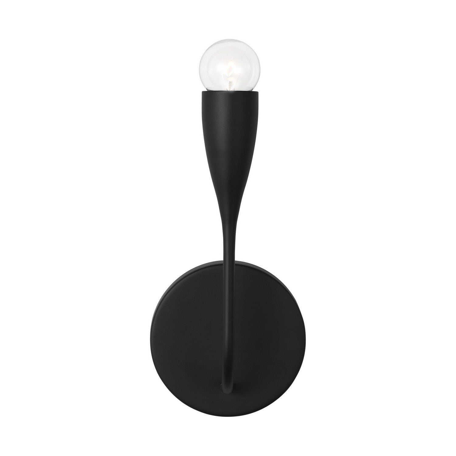 Generation Lighting - GLV1081MBK - Wall Sconce - Maya - Midnight Black
