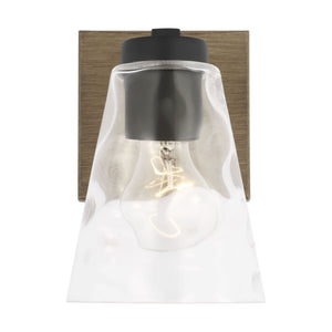 Generation Lighting - GLV1111MBKCRO - Vanity - Dunton - Midnight Black