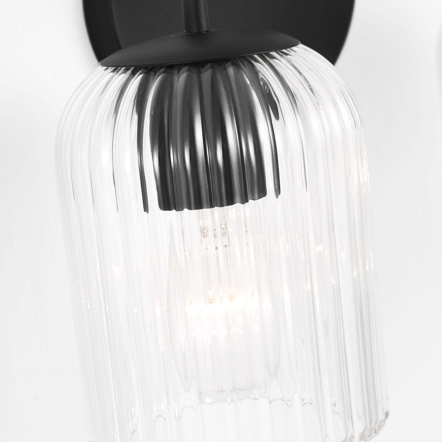 Generation Lighting - GLV1132MBK - Two Light Vanity - Eisele - Midnight Black