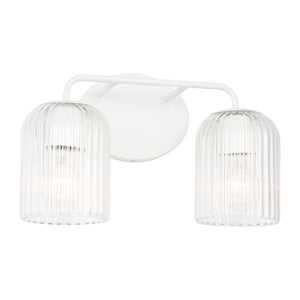 Generation Lighting - GLV1132MWT - Two Light Vanity - Eisele - Matte White
