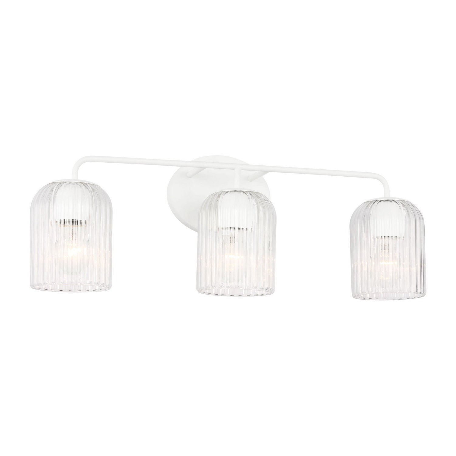 Generation Lighting - GLV1133MWT - Three Light Vanity - Eisele - Matte White