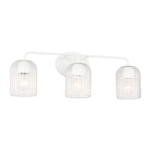 Generation Lighting - GLV1133MWT - Three Light Vanity - Eisele - Matte White