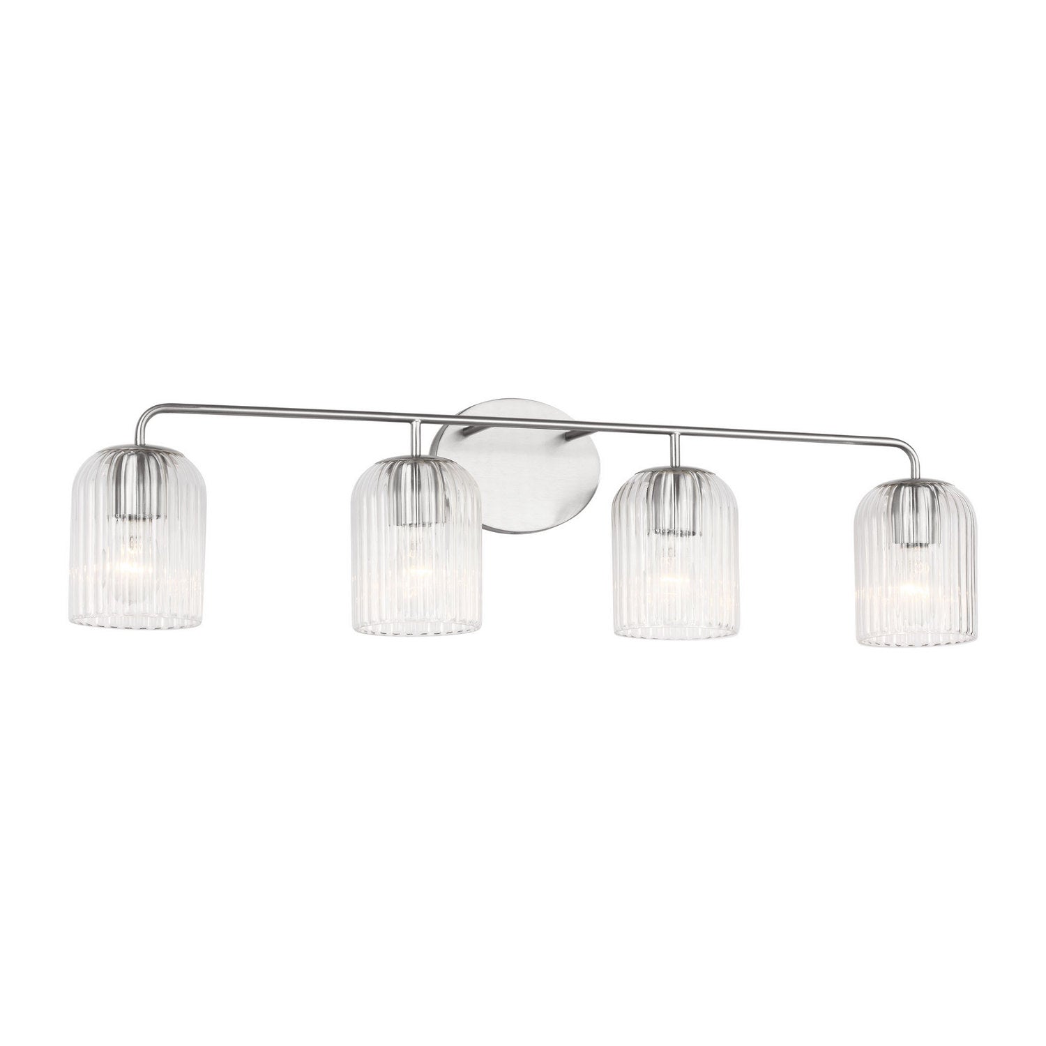 Generation Lighting - GLV1134BS - Four Light Vanity - Eisele - Brushed Nickel