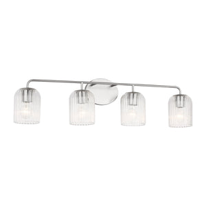 Generation Lighting - GLV1134BS - Four Light Vanity - Eisele - Brushed Nickel
