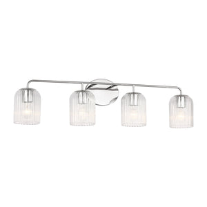 Generation Lighting - GLV1134CH - Four Light Vanity - Eisele - Chrome