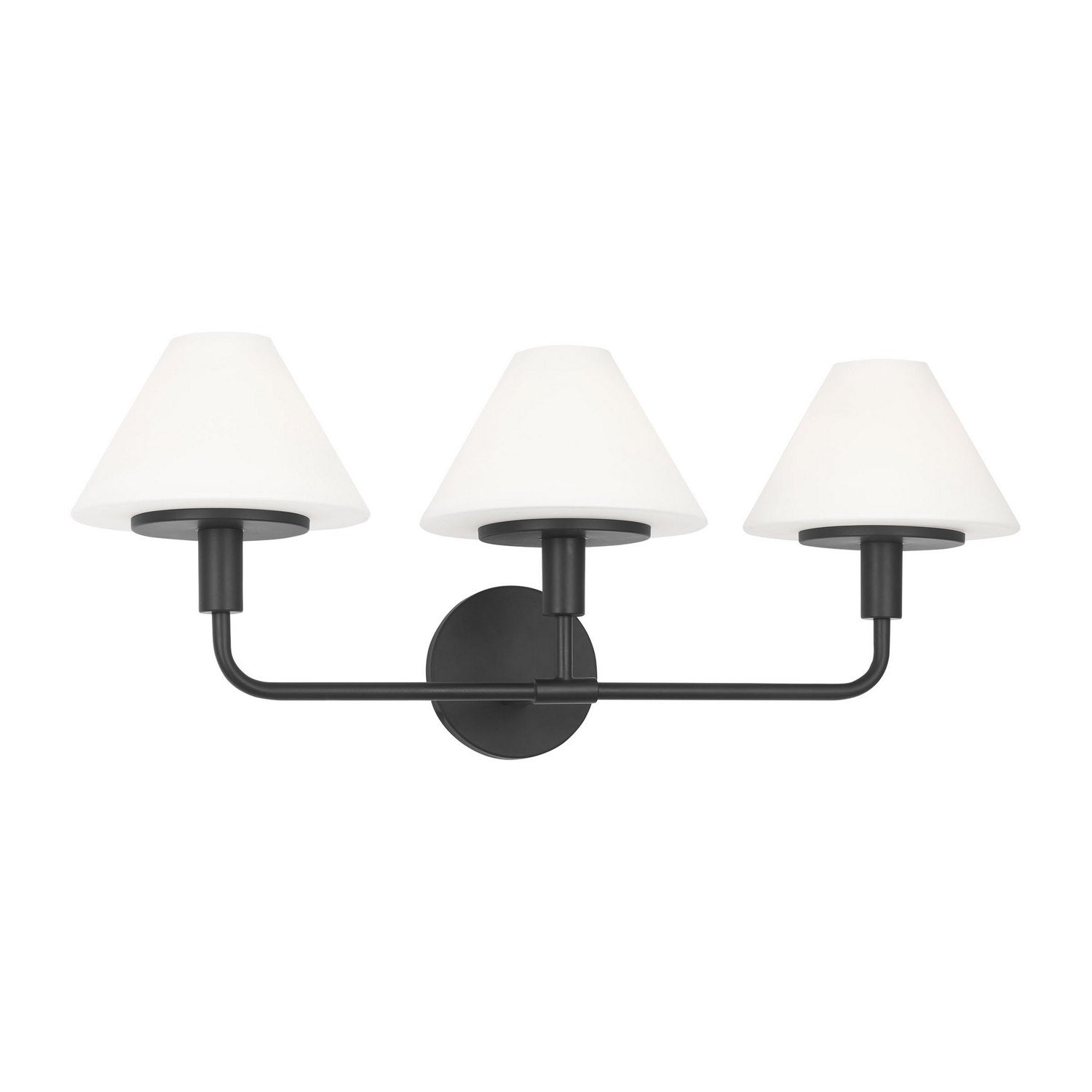 Generation Lighting - GLW1033MBK - Wall Sconce - Mendota - Midnight Black