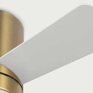 Generation Lighting - 3ERHR32BBSD - 32"Ceiling Fan - Era 32 Hugger LED - Burnished Brass